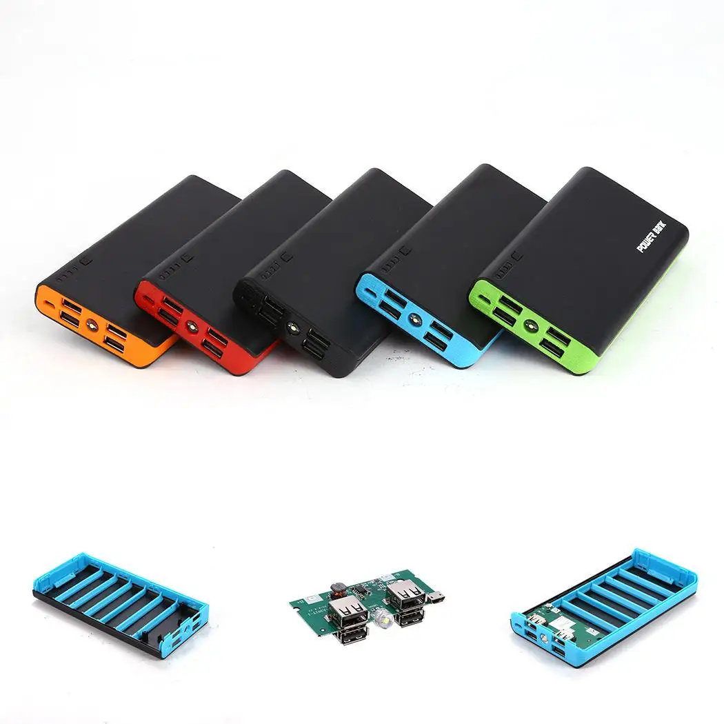 Charger Power Bank Case Portable USB Pack Box Battery Cover for 18650 LED External | Мобильные телефоны и аксессуары