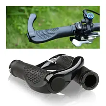 Рукоятка для горного велосипеда с двойным замком на BMX концах велосипеда Регулируемая черная 1 пар/уп