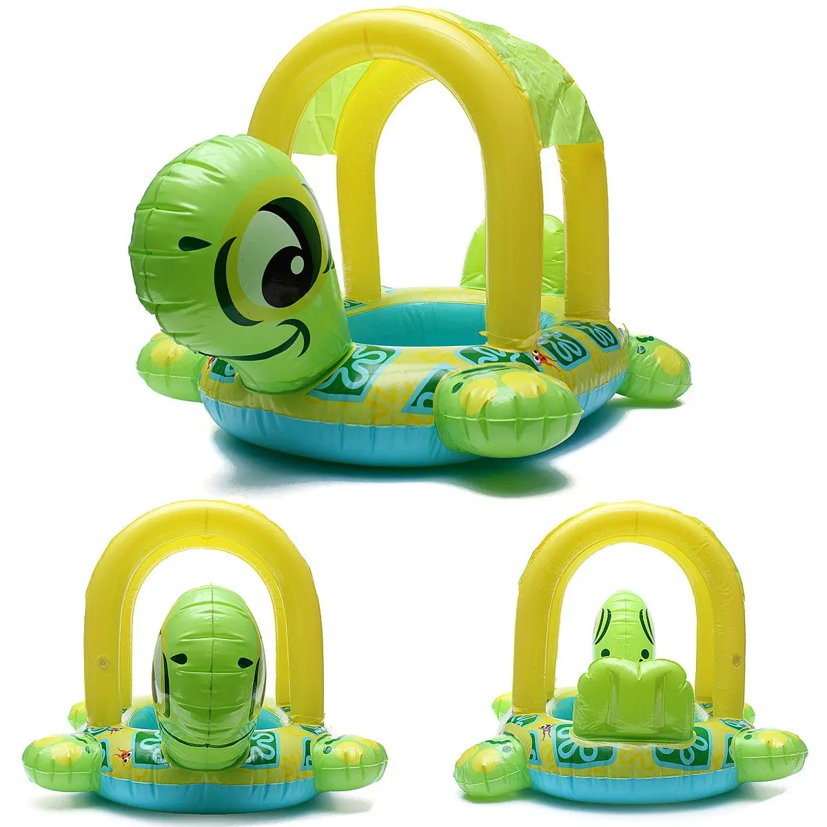 

Swim Ring High Quality Baby Kids Tortoise Shape Inflatable Pool Float Seat Boat Water Hot Sale Swim Toys Baby Care Water Sports