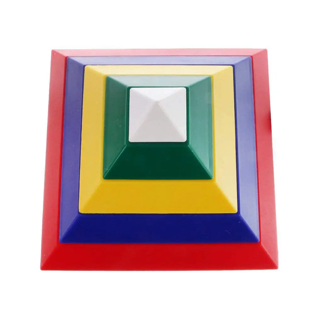 Günstig 15 teile satz Bausteine Montage Pyramide Veränderbar Kinder Pädagogisches Spielzeug