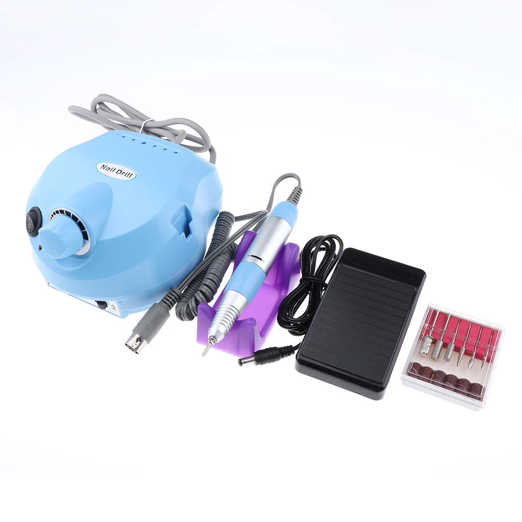 

30000RPM Electric Nail Drill File Bit Machine Pedicure Manicure Kit EU Plug