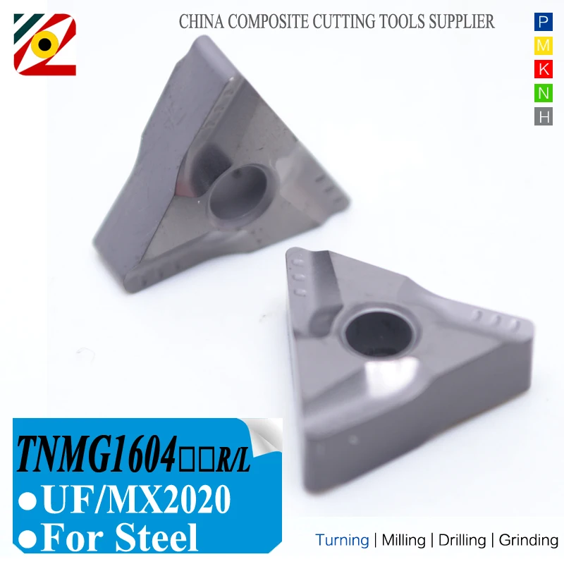

EDGEV Metal Ceramic Carbide Inserts TNMG160404 TNMG160408R/L CNC Lathe Cutter Indexable Turning Tools For Cermet VF CT3000