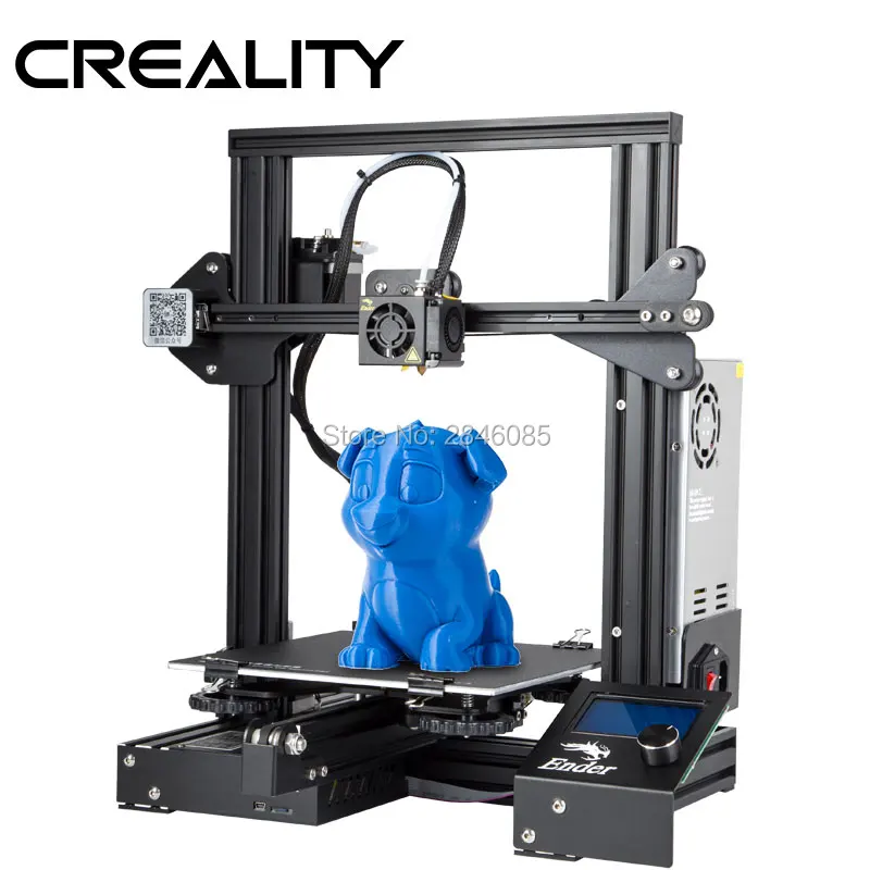 CREALITY 3D طابعة Ender-3/Ender-3X ترقية الزجاج المقسى اختياري ، v-فتحة استئناف الطاقة فشل الطباعة DIY كيت مرتع