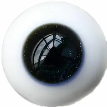 

[wamami] 10mm Glass Eyes Shinny Black With Blue For BJD AOD Dollfie Doll