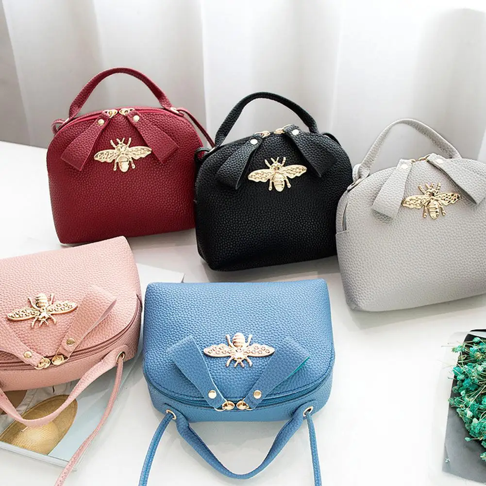 2019 Summer Women Shoulder Bags Fashion Cute Bee Crossbody Bag PU Leather Casual Handbag Large Capacity Phone Messenger Bags 2019 Summer Women Shoulder Bags Fashion Cute Bee Crossbody Bag PU Leather Casual Handbag Large Capacity Phone Messenger Bags