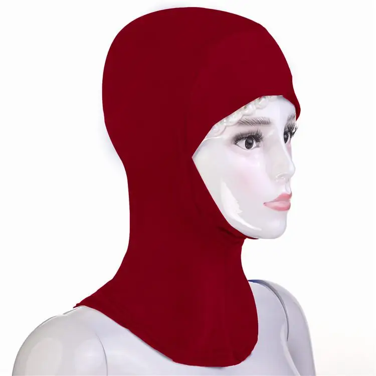Женская кепка под шарф, кепка, хиджаб ниндзя, исламский шейный чехол, мусульманская мягкая шапка, Арабская шляпа для парайера, одноцветная Шапка-тюрбан, новинка