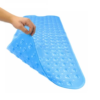 

Bath Mat Bathroom Non-Slip Rectangle 40x100 PVC Bath Mat Soft Massage Mat Suction Anti-Skid Bathtub Carpet For Toilet
