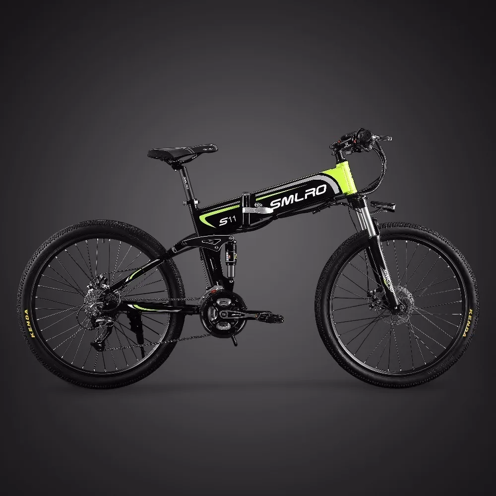 Bicicleta de Montaña eléctrica de 26 pulgadas, oculta de 48 v batería de litio, batería de bicicleta eléctrica de 350 w, en lugar de andar, Ebike
