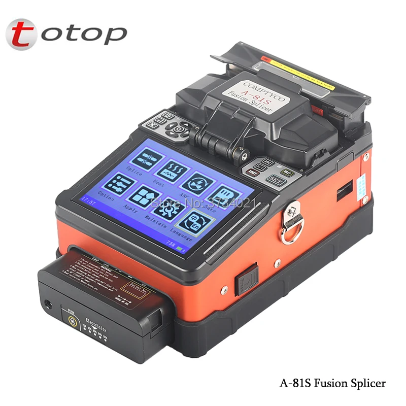

2018 Latest product A-81S Fusion Splicer Singlemode Fully Automatic Welding Fusion Splicer Machine Fiber Optic Splicing Machine