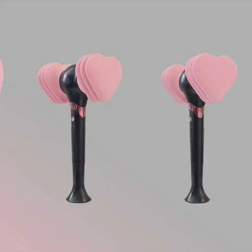 Blackpink Light Stick with Tracking Number, Black Pink Sticker and Projector Bulbs - Perfect Gift image 3