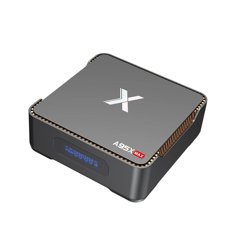 ТВ приставка A95X Max Amlogic S905X2 4 ГБ 64 Android 8 1 1000 Мбит/с 2 4G Wi Fi BT4.2 поддержка 4K 5 дюйма SSD HDD