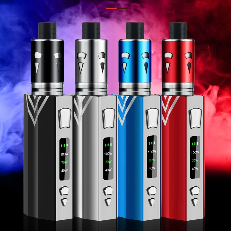 100W Vape Kit 2.5ml Vaporizer 510 Thread Vaporizer 2000mah build-in Battery box mod Electronic Cigarette Shisha vaper Pen 100W Vape Kit 2.5ml Vaporizer 510 Thread Vaporizer 2000mah build-in Battery box mod Electronic Cigarette Shisha vaper Pen
