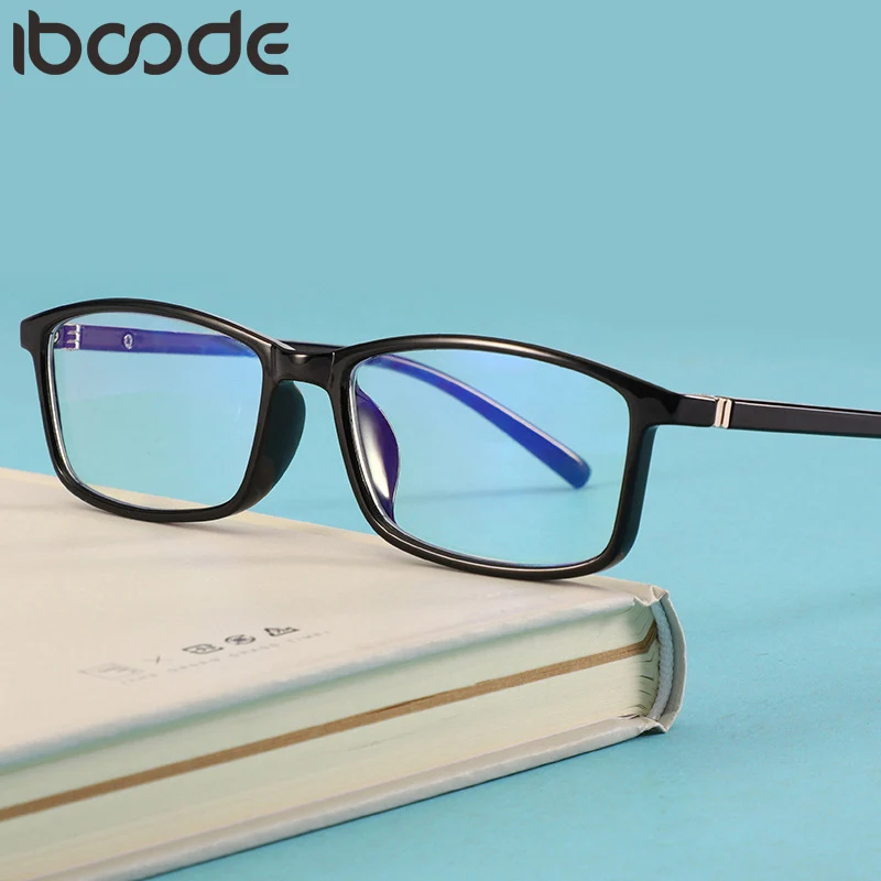 

iboode New Anti Blue Light Women Men Square Frame Clear Lens Eyeglasses Computer Goggles Radiation Protection Eyewear Spectacles