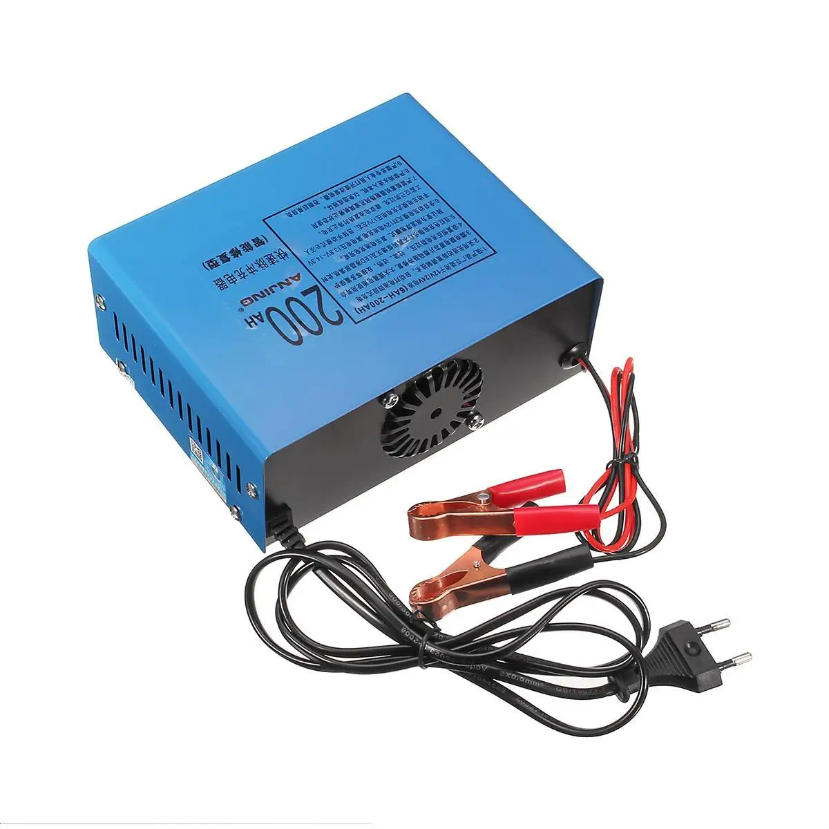 Car Battery Charger Automatic Intelligent Pulse Repair 130V-250V 200AH 12/24V With Adapter