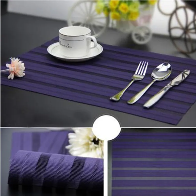 Hot Sales 6pcs Hole Weave Insulation Placemats Coasters Kitchen