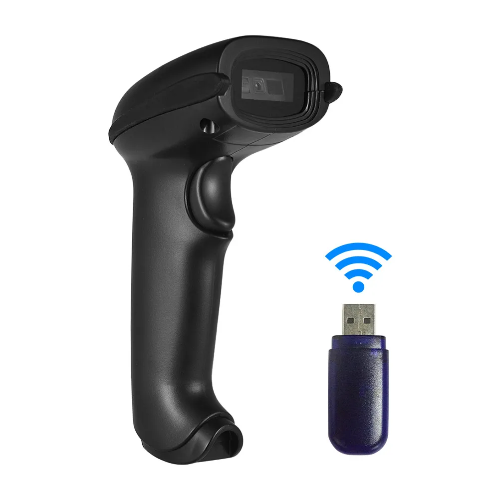 

Aibecy Barcode Scanner 3 in 1 Handheld 2D 1D Bar Code Scanner Reader Compatible with BT Function & 2.4G Wireless & Wired