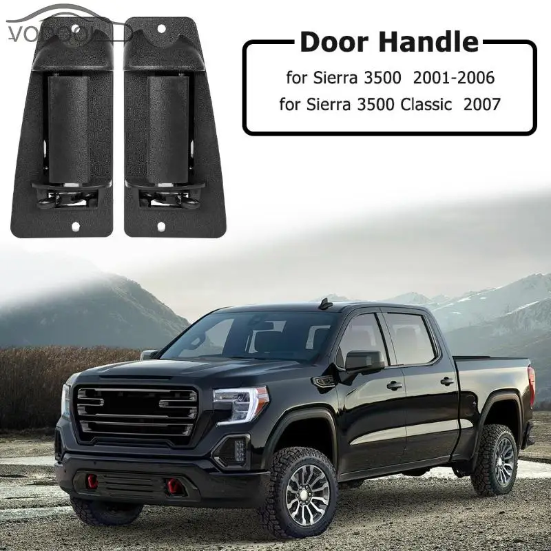 1 Pair Car Rear Outside Door Handles for Silverado 500 2500 3500 for
