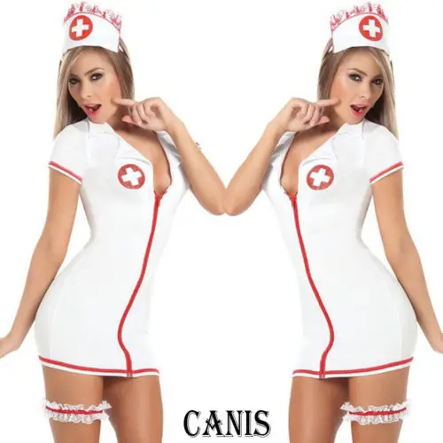 Для женщин сексуальное нижнее белье, медсестра, выступления Униформа необычная Косплэй наряд, комплект нижнего белья с точки зрения