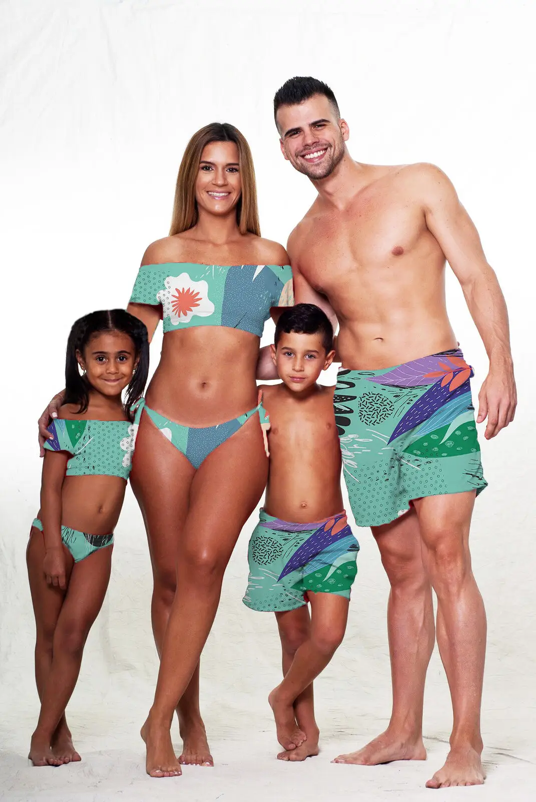 matching guy and girl swimsuits