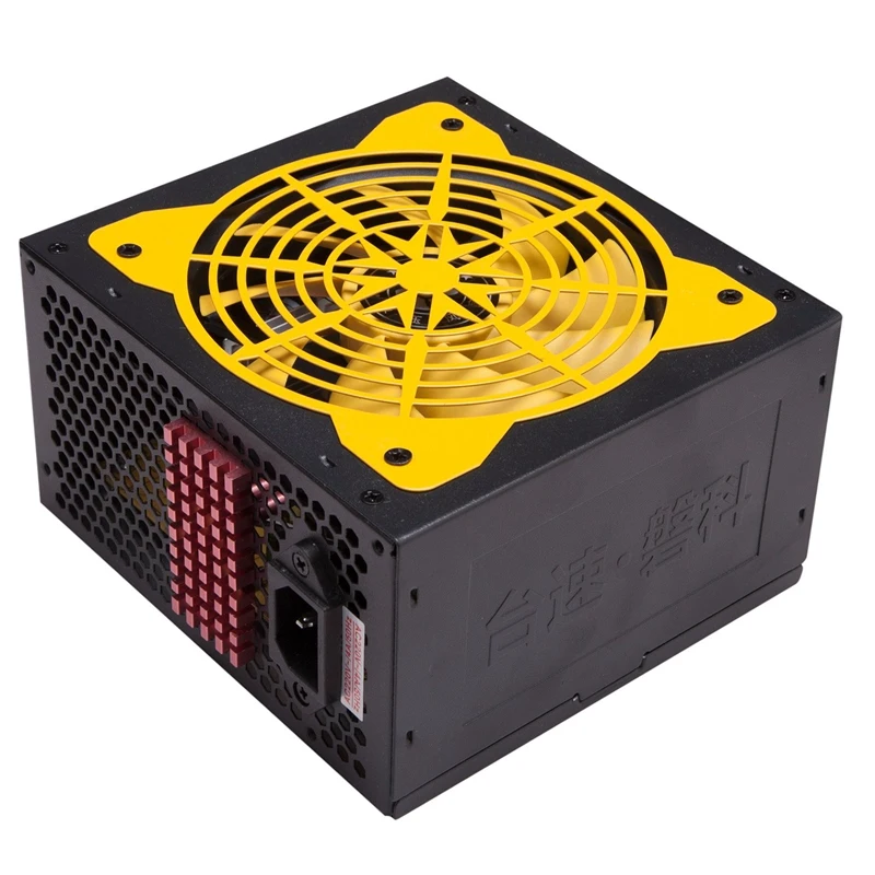 140-260 V ماكس 550 W امدادات الطاقة الكمبيوتر Pc وحدة المعالجة المركزية 12 V 20 + 4Pin 120 مللي متر مروحة كاتمة للصوت بكيي-E Sata محول الطاقة ل إنتل Amd الكمبيوت...