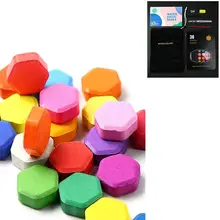 Нетоксичные Твердые пигментные акварельные краски Акварельная живопись 36 цветов инструмент для розового, синего, черного цвета