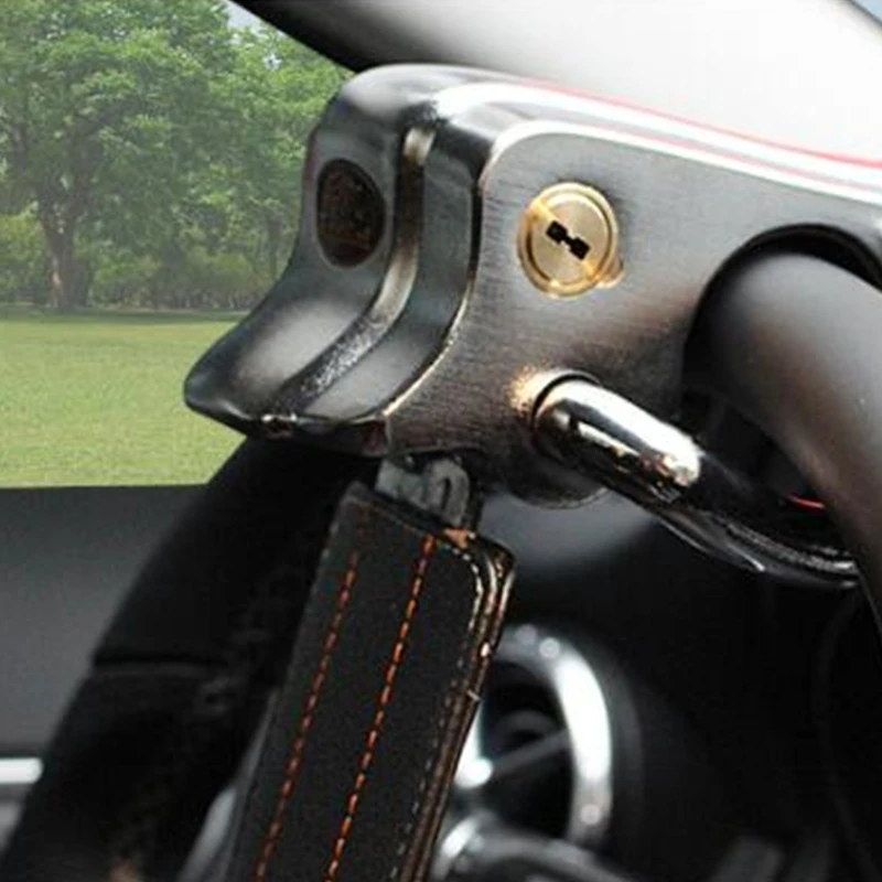 

Foldable Vehicle Car Lock Top Mount Steering Wheel Lock Anti Theft Security Airbag Lock With Keys Anti-Theft Devices