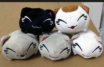 

5pcs/set Cartoon Nemuneko Figures Toy Nemuneko Sleeping Cat Kawaii Maneki Neko Soft Plush Doll Toys