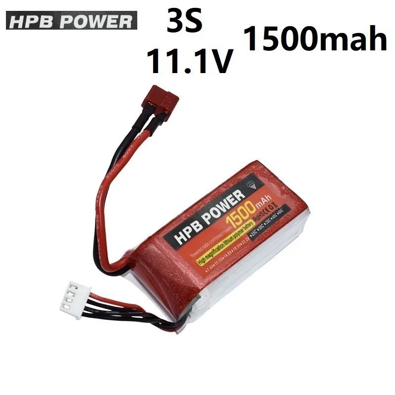 

High Power 11.1V 1500mAh 35C Battery for RC Car Airplanes Spare Parts 3s lipo Battery for RC Quadrocopter 11.1v Battery HPB