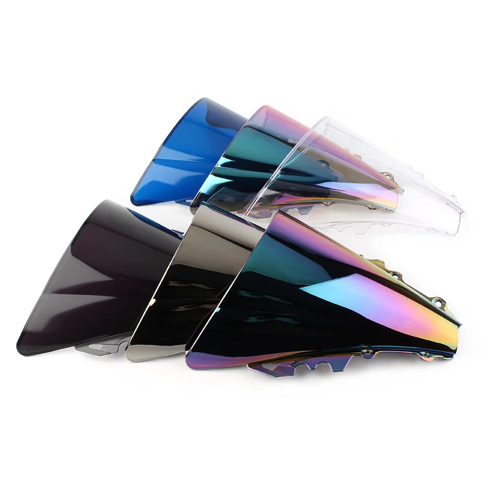 Motorcycle Windshield Windscreen for Yamaha YZF R6 600 2006 2007 06 07 ABS Plastic Double Bubble