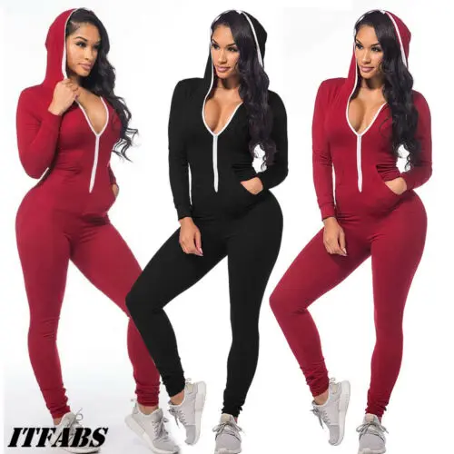 black sport jumpsuit