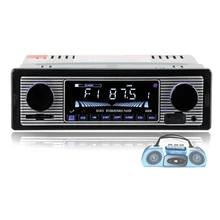 Горячая Bluetooth винтажный автомобильный Радио MP3-плеер Стерео USB AUX классический автомобильный стерео аудио