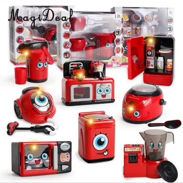 Simulation Microwave Oven Home Appliances Toys w/ Sounds ...
