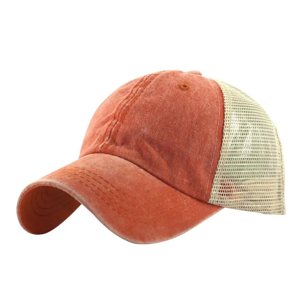 Весна и лето сетки бейсбольная Кепка унисекс Snapback Регулируемый хлопок бейсбол