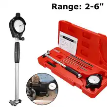 Цилиндр двигателя 2-" Grad 0,0005 дюймов шкала диаметра стали+ ABS измерительный индикатор разрешения измерительные и измерительные инструменты