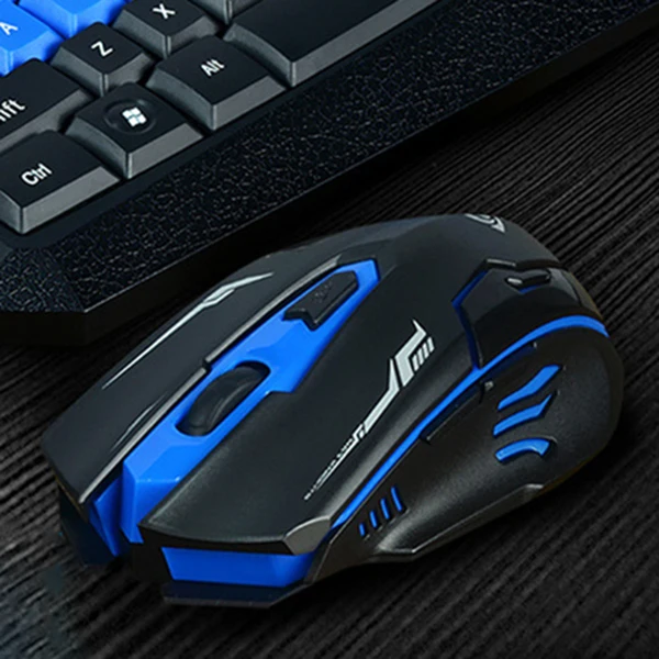 Hk8100 2 4G Беспроводная игровая клавиатура мышь комбо Эргономика Водонепроницаемая