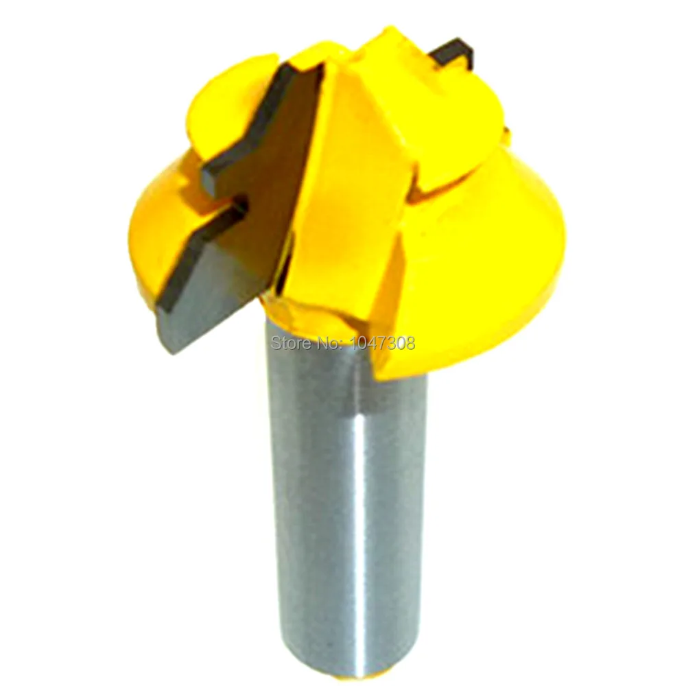 

45 Degree Lock Miter Router Bit 1/2" Shank Woodworking Drill Bit Wooden Door Frames Tenon Milling Cutter Bits Carbide Tipped
