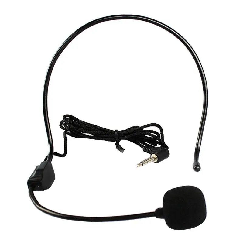 

Professional Headworn Wired Hands Free Headset Microphone Mic System 3.5 mm Megaphone For Speaker Teacher Tour Guide