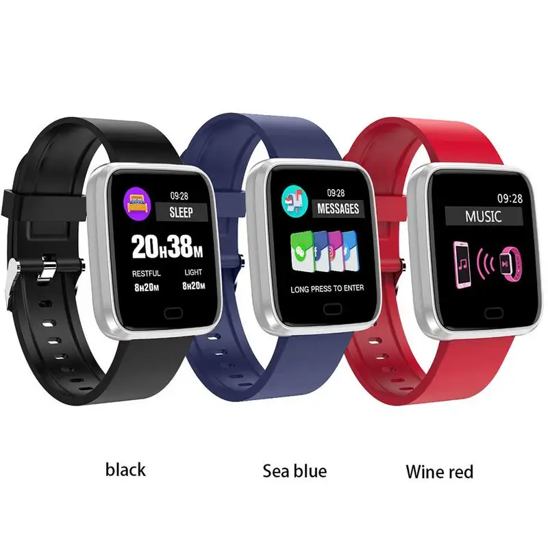 

Unisex TD08 Smart Watch Fitness Tracker With Heart Rate Monitor IP67 Waterproof Pedometer Sport Amart Watch 2.5H Charging Time