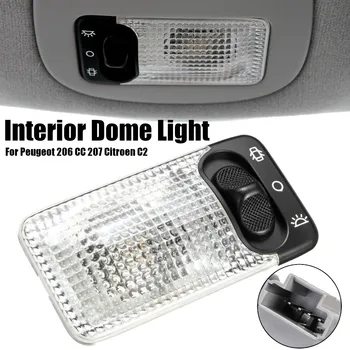 

Car Front Interior Dome Reading Light Lamp For Peugeot 206 CC 207 for Citroen C2 Auto Interior Dome Lamp