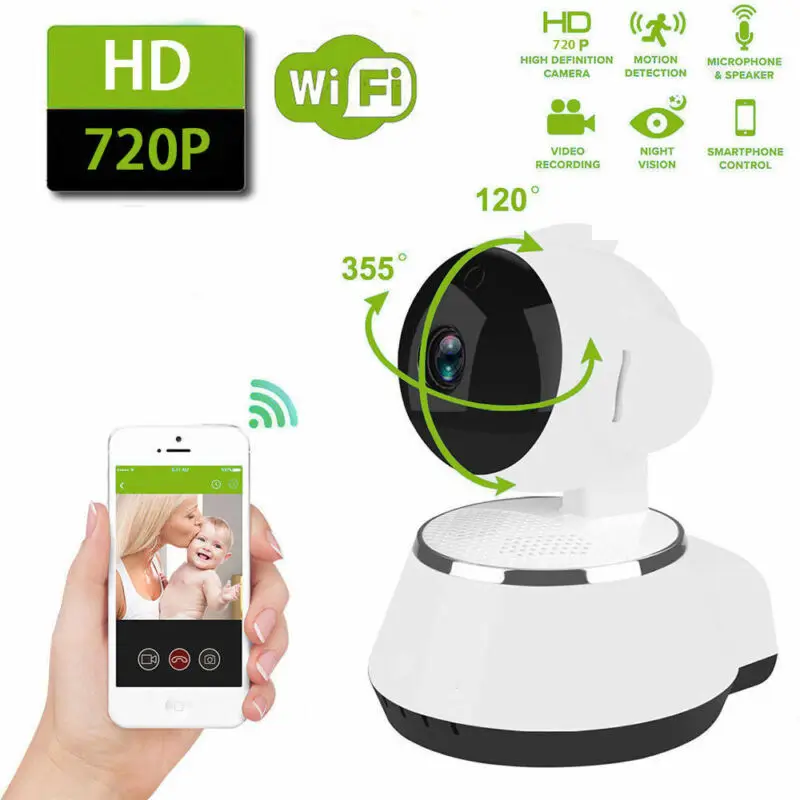 Мини Wi Fi монитор IP камера система безопасности для умного дома. С камерой