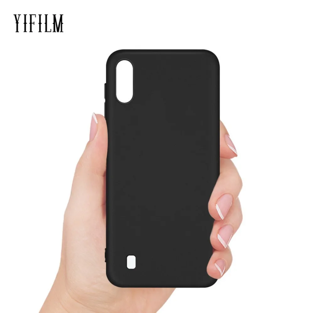 

TPU Silicone Case Matte Black Back Case for Samsung Galaxy A30 A50 A10 Hand Shell Phone Protect Sheath Cover for galaxy