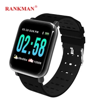 Rankman Smart Watch Bood Pressure Heart Rate Monitor Steps Tracker Remove Camera Message Push Smartwatch for Android IOS Phone