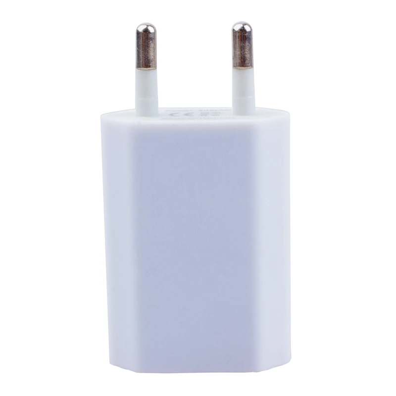 Белый ЕС USB зарядное устройство адаптер переменного тока для iPhone 5 5S 4S 4 3GS iPod Touch