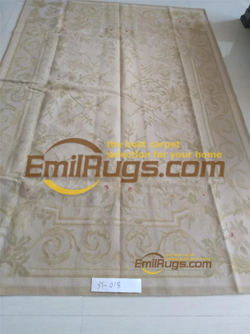 Античный французский ковер редкий Aubusson стиль ручной работы кухонный ковер прямоугольный ковер Serapi ковер