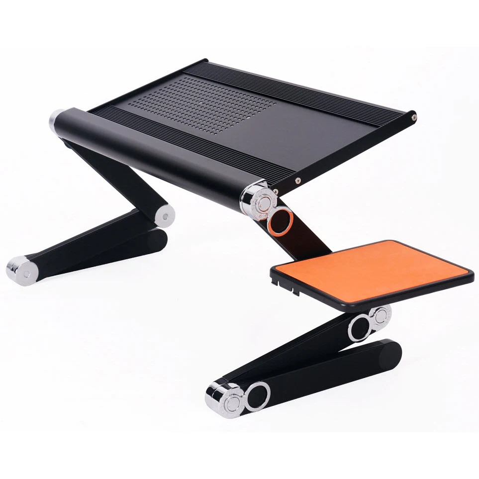 

Portable Mini Magical Computer Desk With Mouse Board Creative Changeable Laptop Table For Sofa/Bed/Outdoor Travel Aluminum Alloy