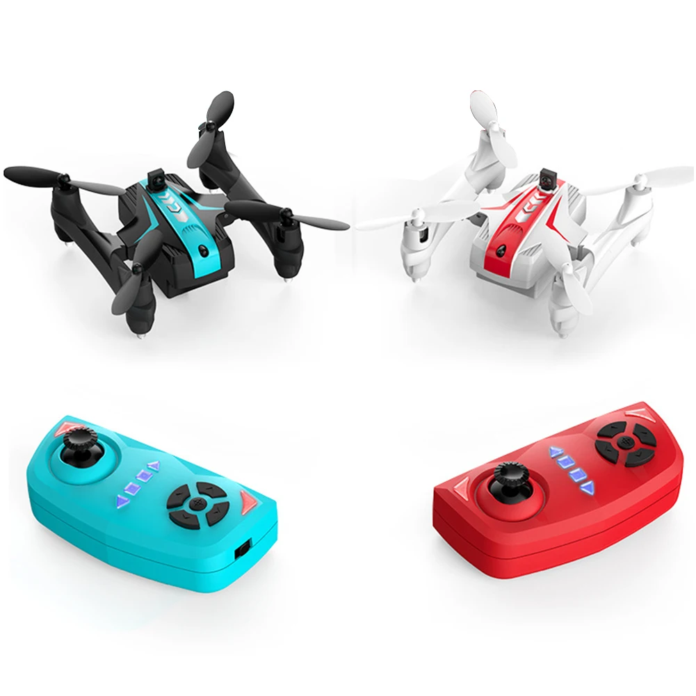 

2PCS 360 Degree Rolling Easy Operate Gift Infrared Aircraft Toy Children Drone Remote Control Four Axis Battle 2.4G Mini
