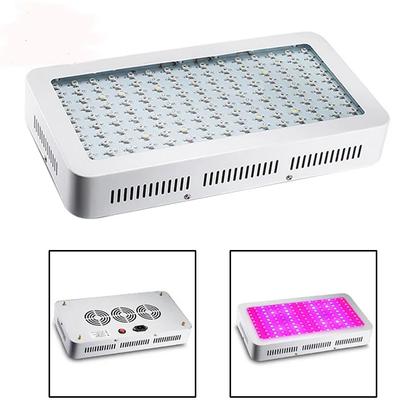 

CLAITE Indoor LED Grow Light Full Spectrum 900W 1200W 1500W Plants Light with Double Chips Square Suspension Plant Growth Lamp