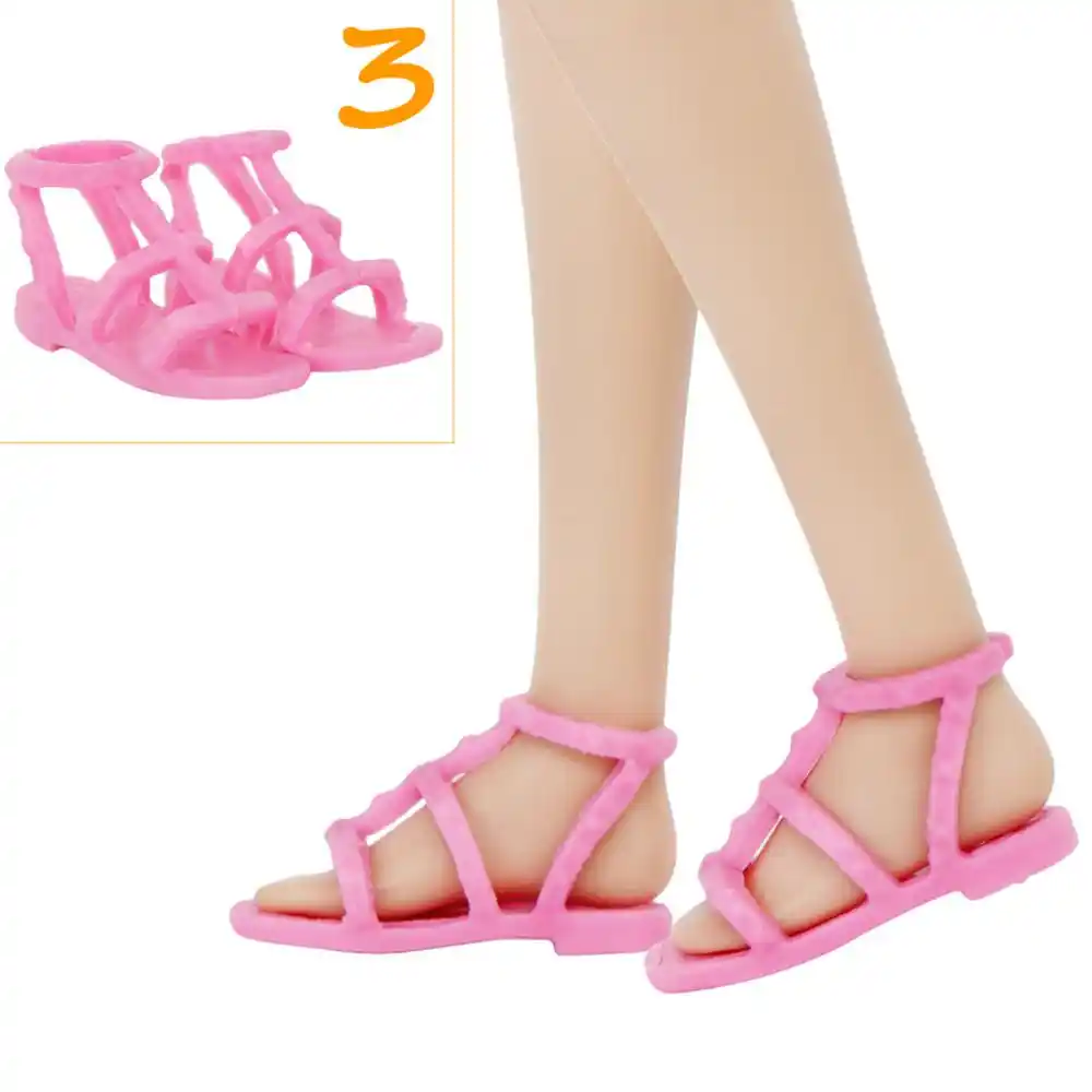 barbie doll shoes for flat feet