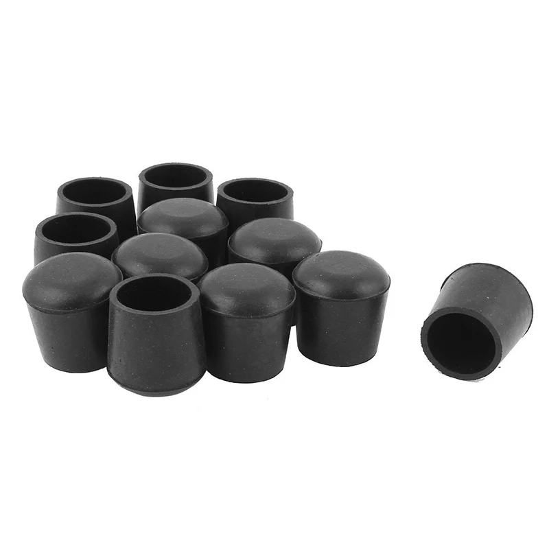 

Rubber Feet For Walking Aids Stool Chair Top Rubber feet 12 pieces Black