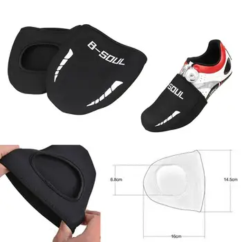 

1 Pair Windproof Mountain Road Bike Shoes Cover Half Palm Toe Lock Bicycle Protector Boot Case Cycling Overshoes